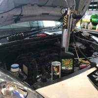 Peugeot Partner Van having the ‘BG’ treatment, full induction clean, this will clean egr valve, throttle body, inlet manifold, we combine this with a Terraclean & the result is better mpg, improved performance & starting, if you want to save money & make your car a bit greener then please get in touch !!