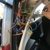 This was a professional repair apparently !! I shudder to think customers pay their bills with the thought that their repair was carried out to a professional standard !! We obviously repair to only one standard, the one where others only follow !! This car was just purchased from a main dealer !!