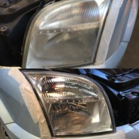 Headlamps gone dull ? Poor visibility at night ? If the answer is yes then why not give us a call, these pictures show how we can improve your lamps from as little as £24.95 per lamp !!